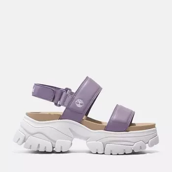 Женские сандалии Adley Way с двумя ремешками Timberland, цвет Purple Full-Grain
