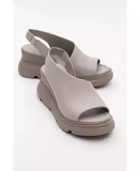 Женские сандалии Agusto на платформе из кожи Forever & Always Shoes, коричневый/бежевый