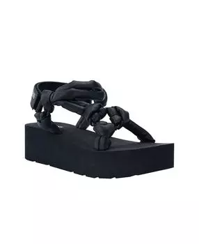 Женские сандалии Albina Puffy с узлом GUESS, черный