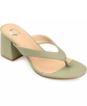 Женские сандалии Алика Journee Collection, зеленый
