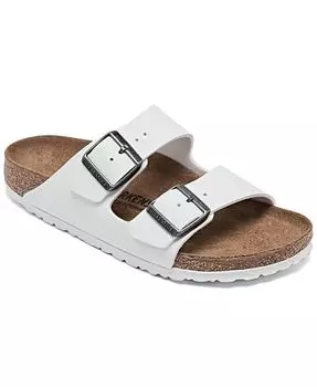 Женские сандалии Arizona Birko-Flor с мягкой стелькой от Finish Line Birkenstock, белый