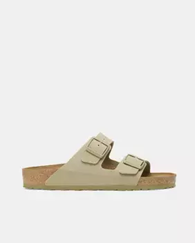 Женские сандалии Arizona на плоской подошве из синтетической кожи Birkenstock, зеленый