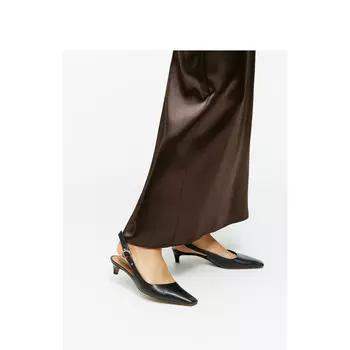 Женские сандалии Arket без шнуровки из натуральной кожи, черный