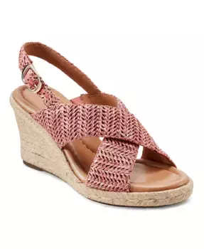 Женские сандалии-эспадрильи Ariane на клиновидной подошве Easy Spirit, розовый