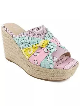 Женские сандалии-эспадрильи Harlem Slip On Wedge Sugar, цвет pastel multi paisley
