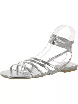 Женские сандалии Athena из искусственной кожи с квадратным носком и ремешками Rampage, серебряный