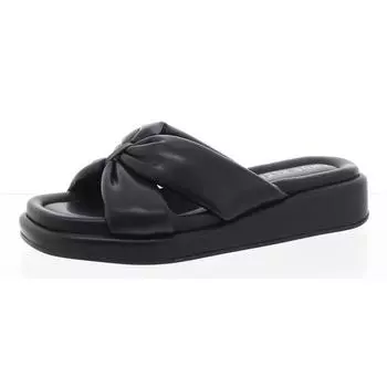 Женские сандалии Avenue Slip On Square Toe Slide Anne Klein, черный