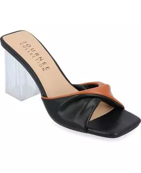 Женские сандалии Aylia Twist Journee Collection, черный