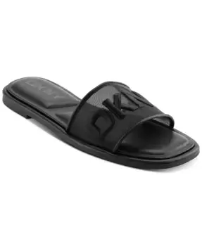Женские сандалии Badin Slide на плоской подошве DKNY, черный