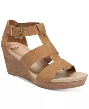 Женские сандалии Barton-Wedge Dr. Scholl's, коричневый