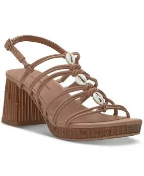 Женские сандалии Bassie с ремешками и отделкой ракушками Lucky Brand