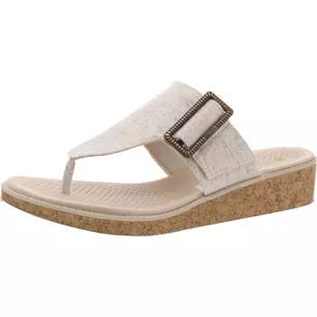 Женские сандалии BAY из парусины на танкетке с пряжкой Bzees