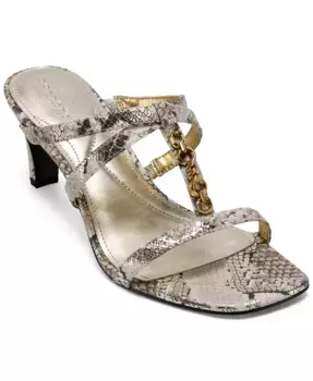 Женские сандалии Begonia на тонких ремешках без застежки Donna Karan New York, мультиколор