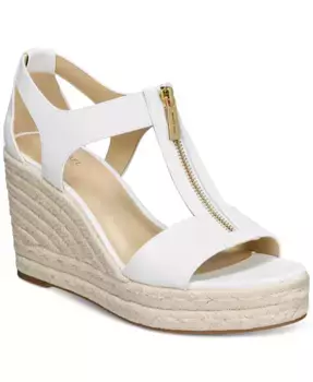 Женские сандалии Berkley Mid Wedge Michael Kors, белый