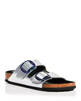Женские сандалии без шнуровки Arizona с пряжками на стельке Birkenstock