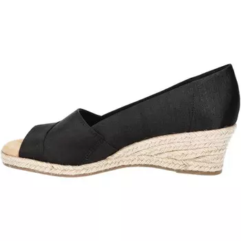 Женские сандалии без шнуровки Jasper на танкетке с открытым носком Easy Street, цвет Black Thai Silk/Gore