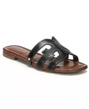Женские сандалии без шнуровки на плоской подошве Sam Edelman, черный