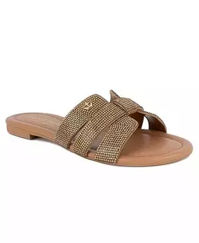 Женские сандалии без шнуровки Zimie на плоской подошве Juicy Couture, коричневый