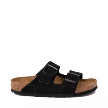 Женские сандалии Birkenstock Arizona с мягкой стелькой, черный