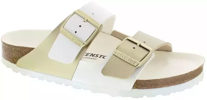 Женские сандалии Birkenstock Arizona с разрезом, белый