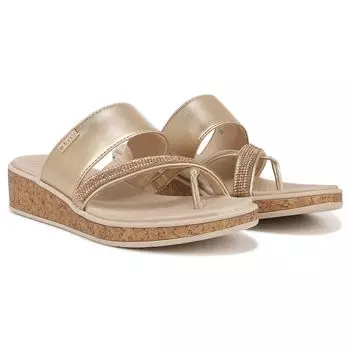 Женские сандалии Bora Bright на средней/широкой танкетке Bzees, желтый