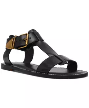 Женские сандалии Brazinn Gladiator на плоской подошве Steve Madden, черный