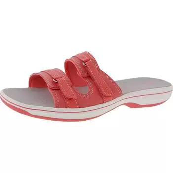 Женские сандалии Breeze Piper из искусственной кожи Cloudsteppers by Clarks, цвет coral