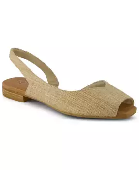 Женские сандалии Briella с открытым носком на плоской подошве и ремешком вокруг пятки TOMS, коричневый/бежевый