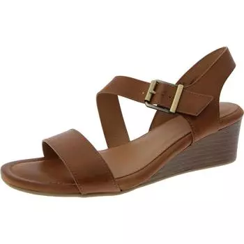 Женские сандалии BRUX на танкетке из искусственной кожи с мягкой стелькой White Mountain, цвет tan smooth