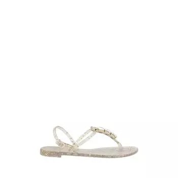 Женские сандалии Casadei Swarovski Jelly, золотой