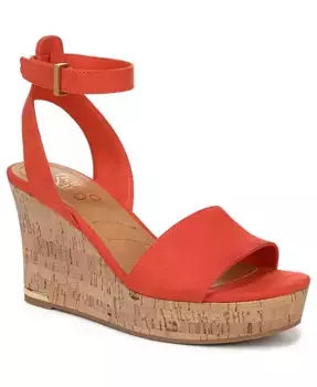 Женские сандалии Celeste 2 на платформе с открытым носком и ремешками Franco Sarto, оранжевый