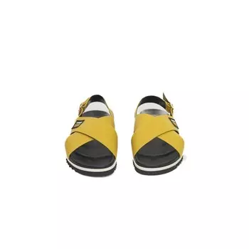 Женские сандалии Cerruti 1881 из телячьей кожи, желтый