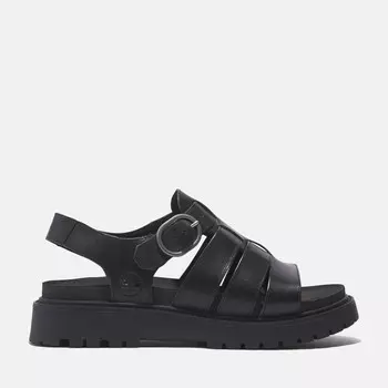 Женские сандалии Clairemont Way Fisherman Timberland, цвет Black Full-Grain