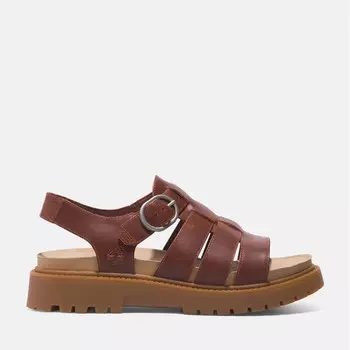 Женские сандалии Clairemont Way Fisherman Timberland, цвет Red Full-Grain