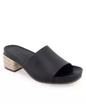 Женские сандалии Clark Slip-On Chucky на каблуке Aerosoles, черный