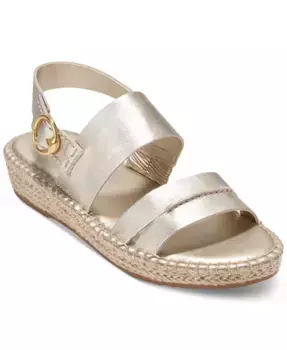 Женские сандалии Cloudfeel Tilden Flat Cole Haan, золотой