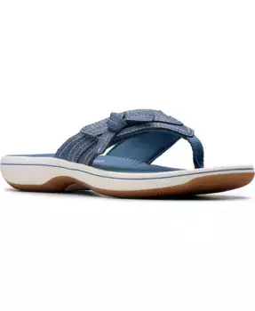 Женские сандалии Cloudsteppers Breeze Dalia Rip Tape Clarks, синий