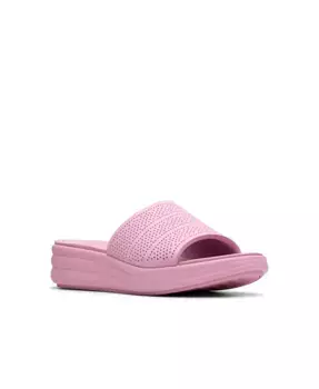 Женские сандалии Cloudsteppers Drift Twist без застежки Clarks, фиолетовый