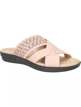 Женские сандалии Coho Laser Cut Man Made Strappy Easy Street, красный