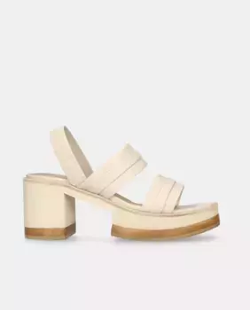 Женские сандалии Corfu из мягкой кожи наппа Mascar, цвет Crudo