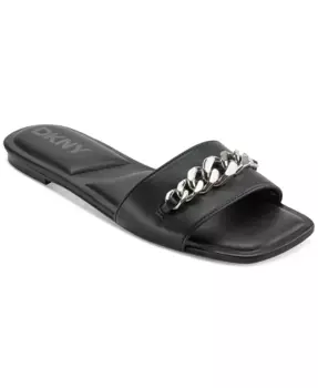 Женские сандалии Dania Chain Slide DKNY, черный