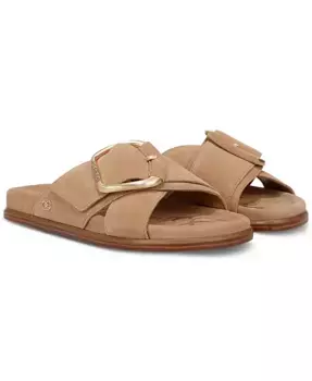 Женские сандалии Darla Slide на плоской подошве Sam Edelman, коричневый