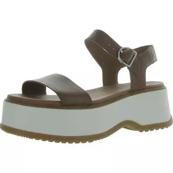 Женские сандалии DAYSPRING из искусственной кожи на плоской подошве с ремешком на щиколотке Sorel, цвет velvet tan/chalk