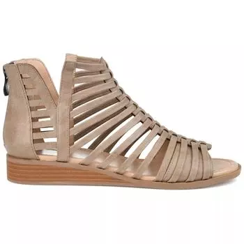 Женские сандалии Delilah из коллекции Journee Journee Collection, серо-коричневый