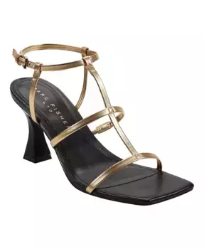 Женские сандалии Dennie на сужающемся каблуке с ремешками Marc Fisher LTD, золотой