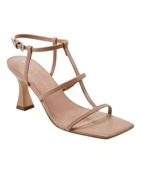 Женские сандалии Dennie на сужающемся каблуке с ремешками Marc Fisher LTD, коричневый/бежевый