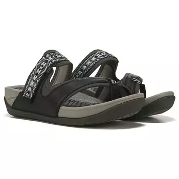 Женские сандалии Deserae средней/широкой шлепанцы Baretraps, черный