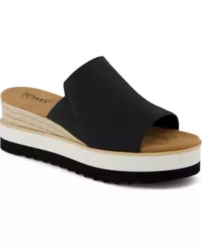 Женские сандалии Diana Slip-On на платформе TOMS, черный