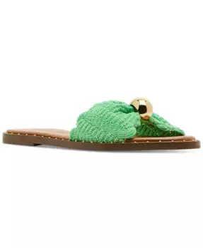 Женские сандалии Dipsy с узлом и декоративными элементами Steve Madden, зеленый