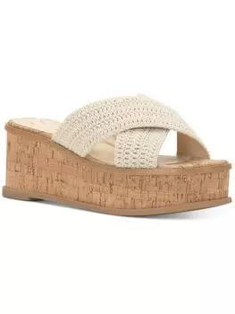 Женские сандалии Ediza на платформе, связанные крючком Jessica Simpson, цвет off white crochet